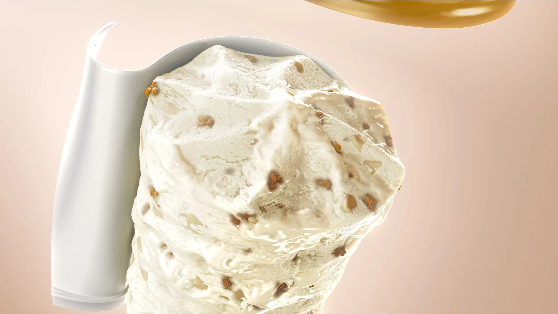 Still image from a research and development stage of the animation production for Ingman Cake Ice Creams.