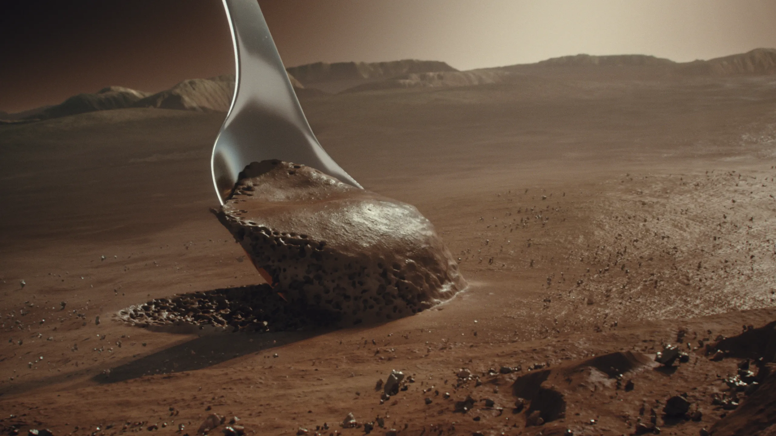 A styleframe image for the Valio Herkku ad.