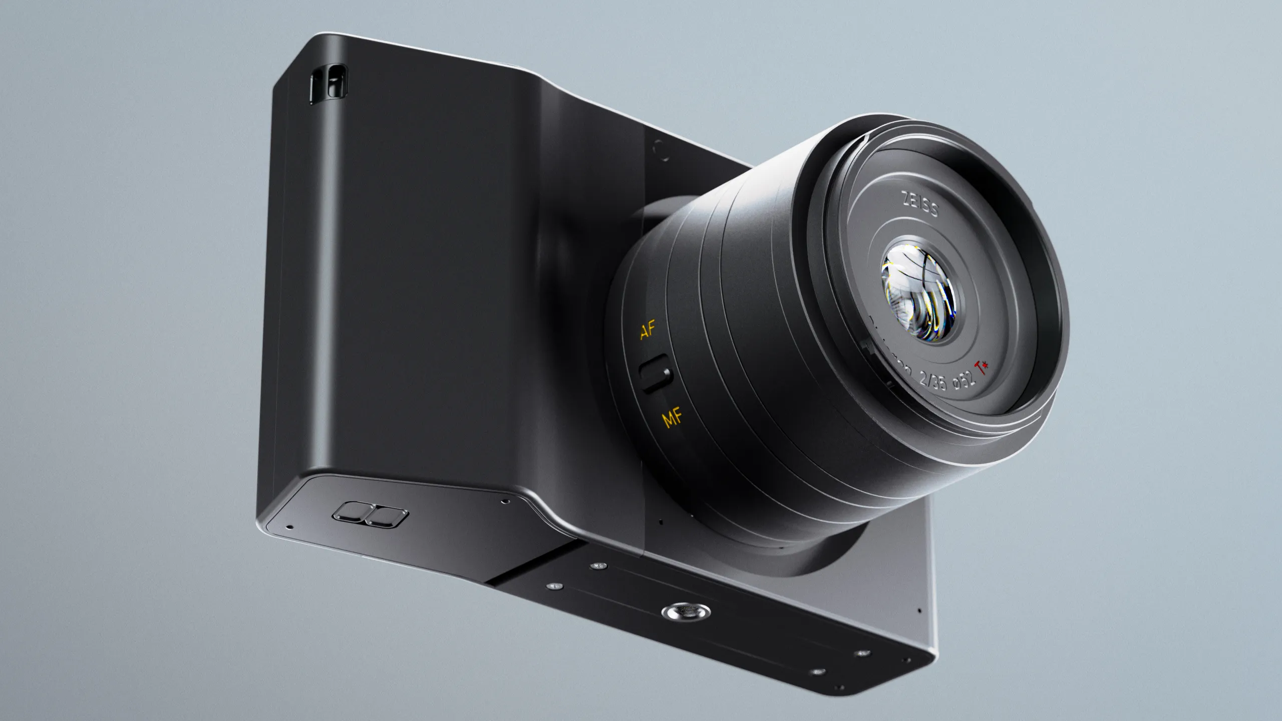 Look development image for the product animation made for Zeiss ZX1.