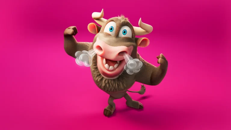 A still image from a 3D character campaign we made for the finnish teleoperator DNA.