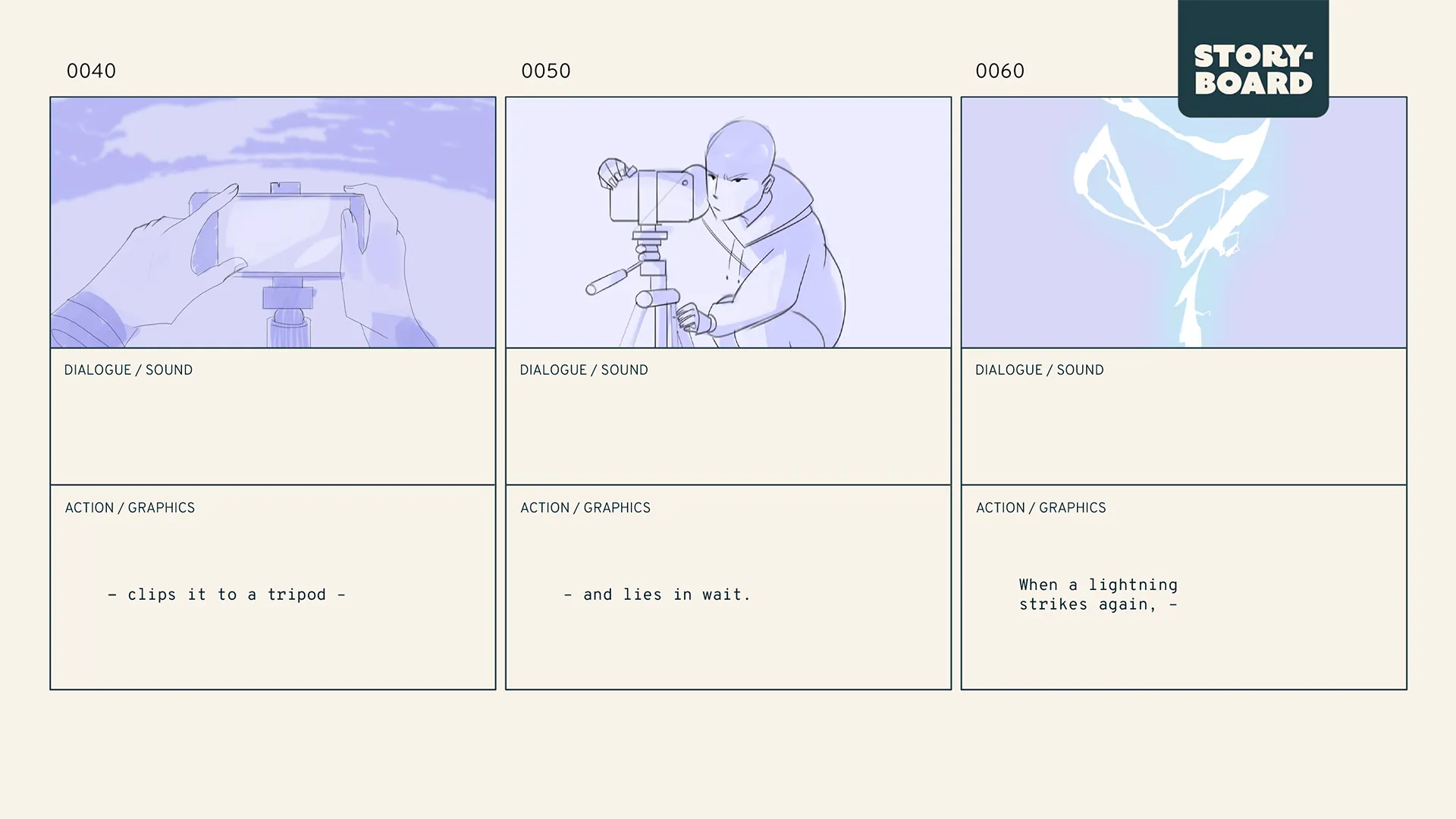 A storyboard frame from the OnePlus Nord CE3 5G Animation production we made for OnePlus.