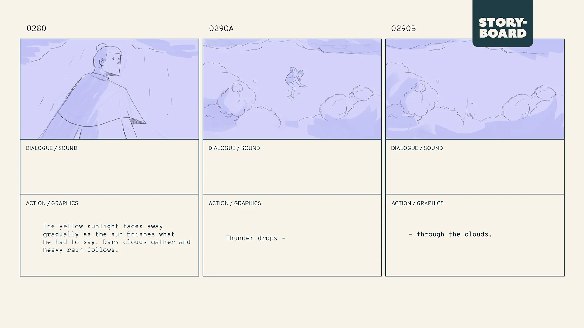A storyboard frame from the OnePlus Nord CE3 5G Animation production we made for OnePlus.