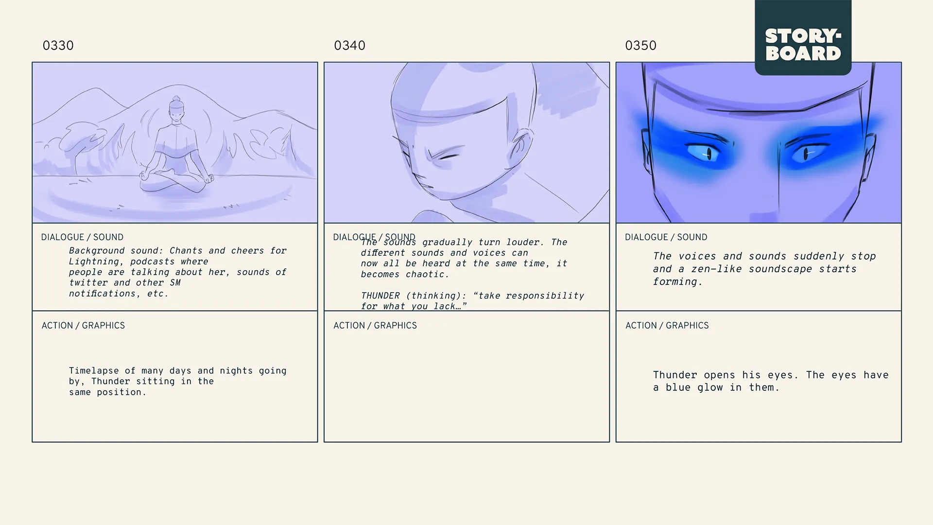A storyboard frame from the OnePlus Nord CE3 5G AI Animation production we made for OnePlus.