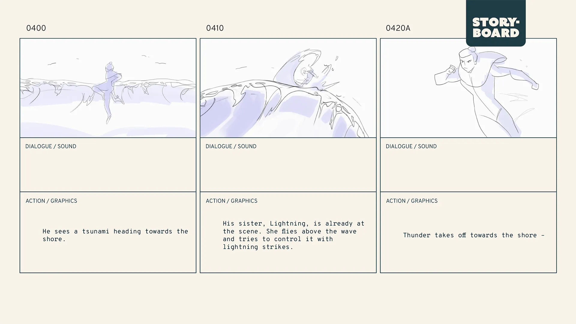 A storyboard frame from the OnePlus Nord CE3 5G Animation production we made for OnePlus.