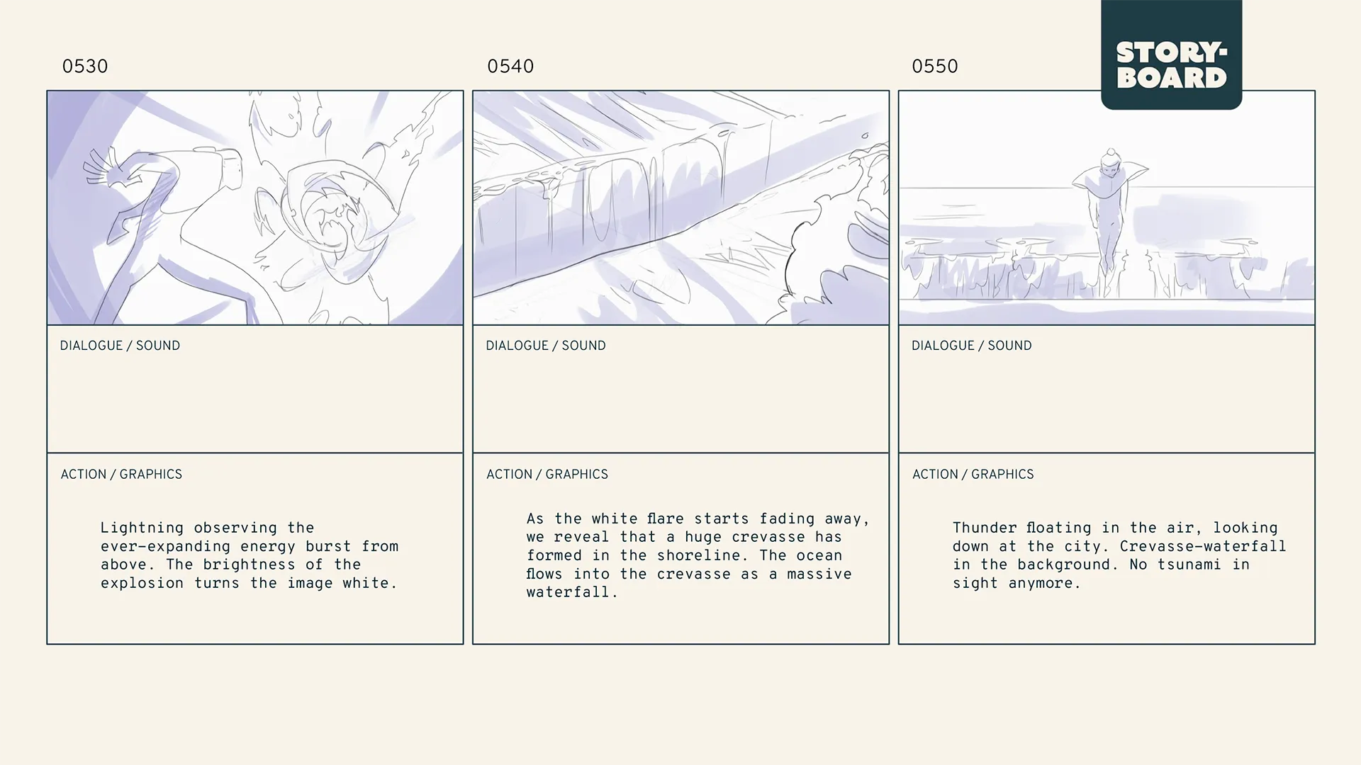 A storyboard frame from the OnePlus Nord CE3 5G Animation production we made for OnePlus.