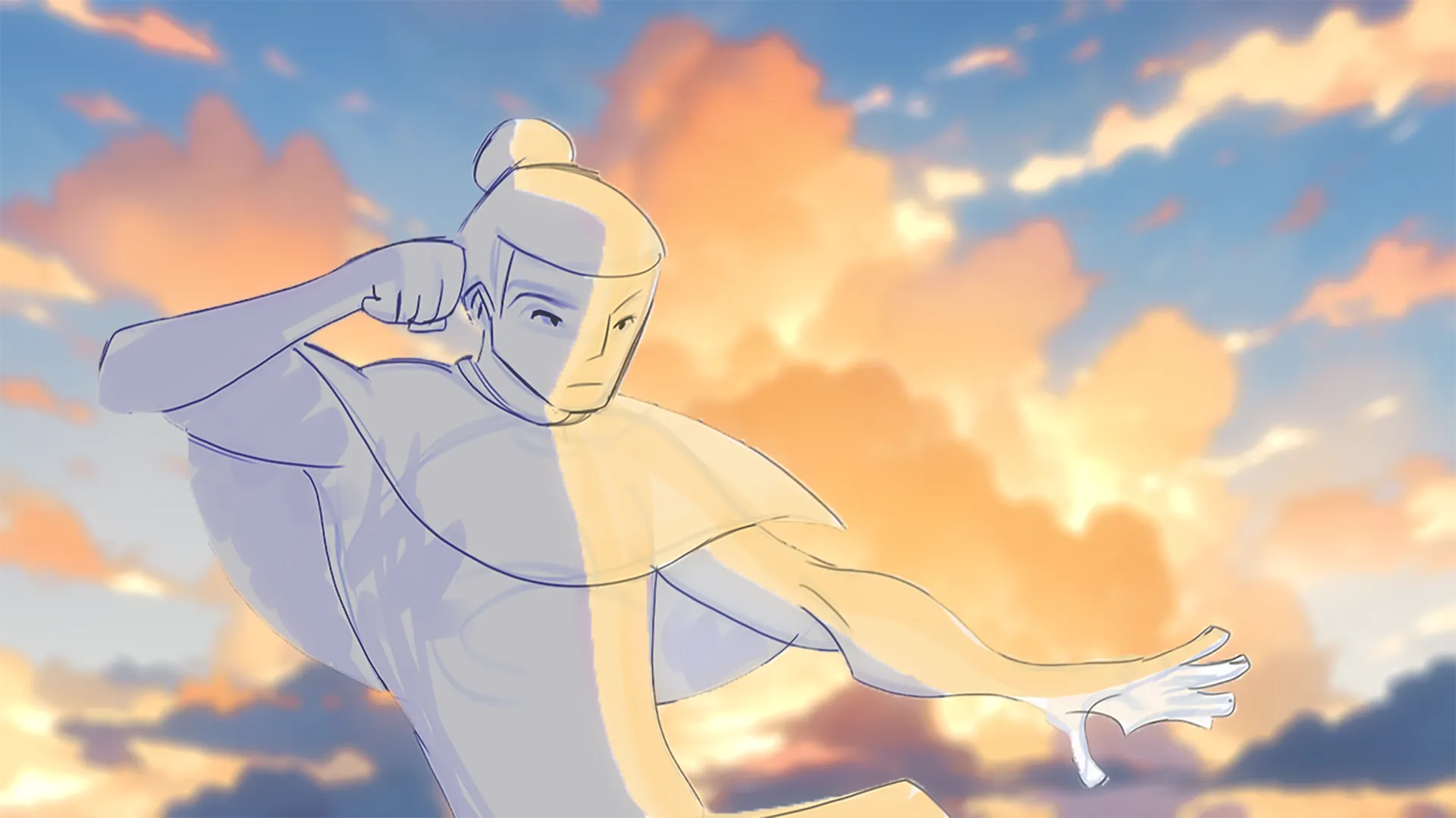 A background concept image for the AI Animation we made for OnePlus Nord CE3 5G.