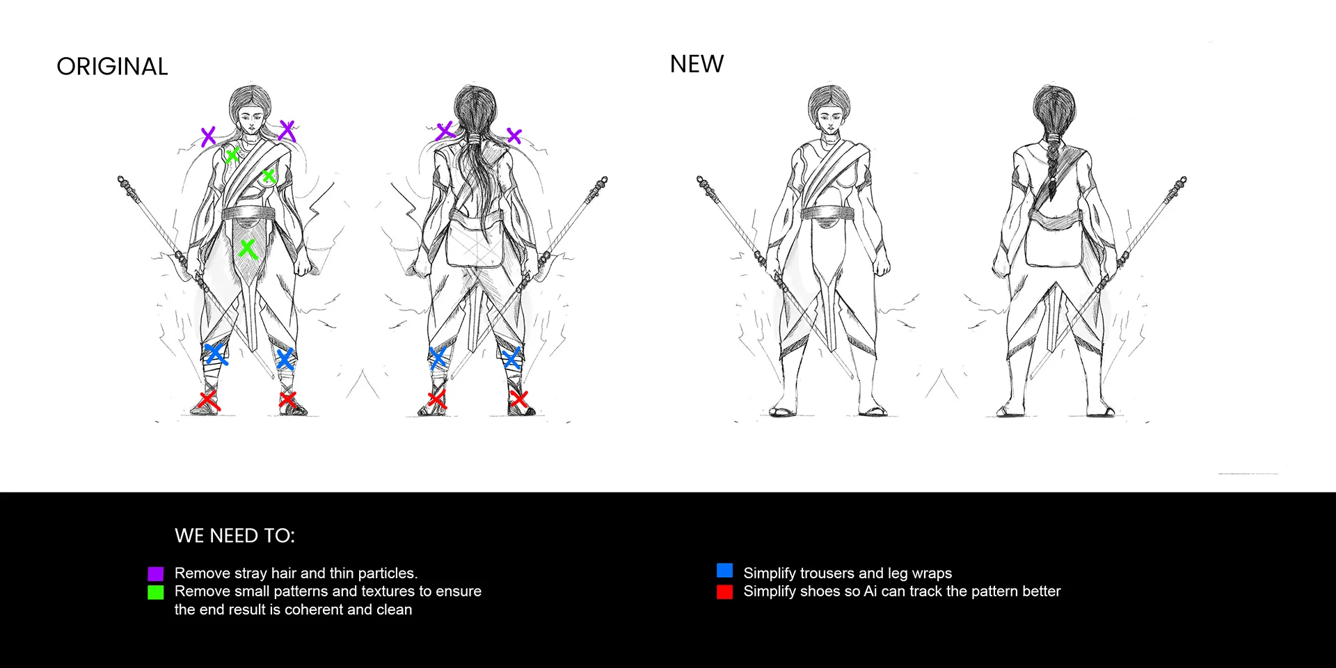 A character design sheet from the AI Animation we made for OnePlus Nord CE3 5G.