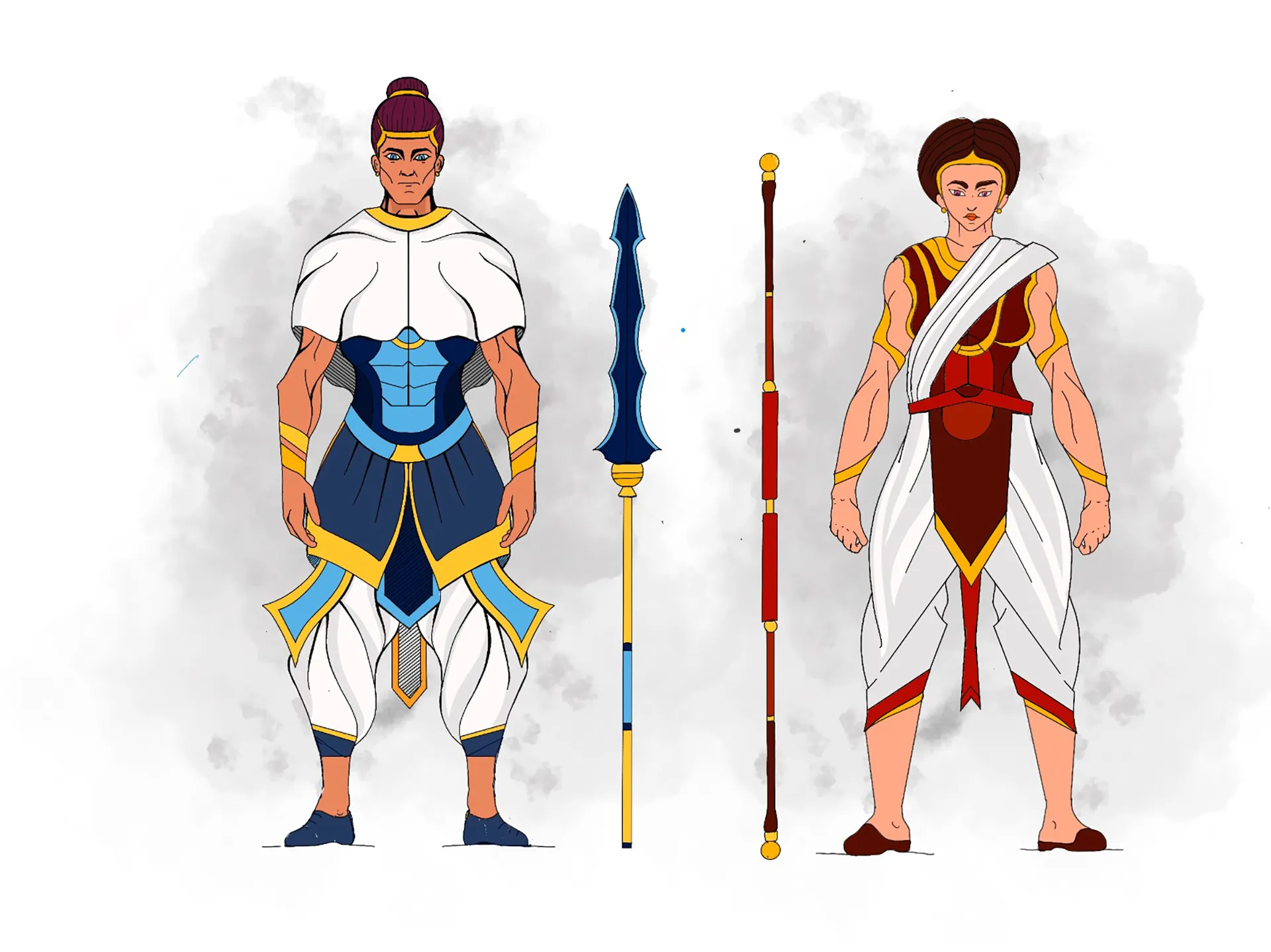 A character design sheet from the AI Animation we made for OnePlus Nord CE3 5G.