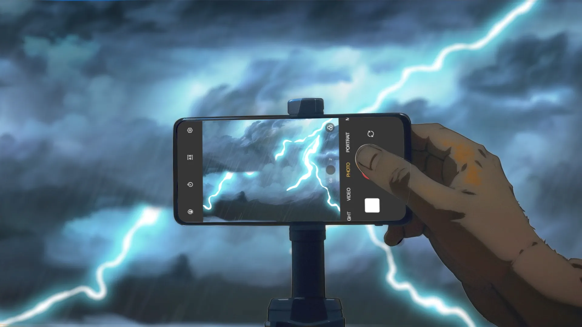 A styleframe image of the AI Animation production we made for OnePlus Nord CE3 5G.