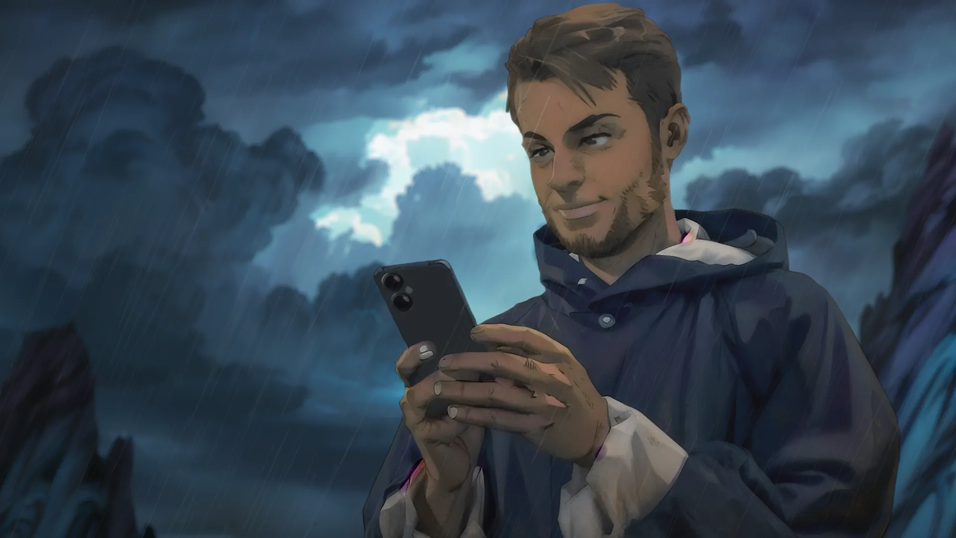 A styleframe image of the AI Animation production we made for OnePlus Nord CE3 5G.