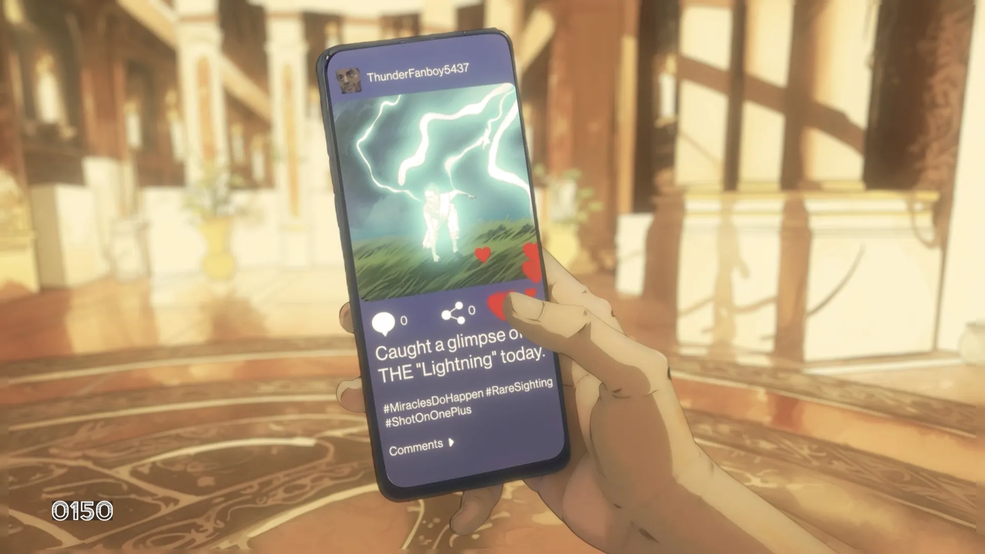 A styleframe image of the AI Animation production we made for OnePlus Nord CE3 5G.