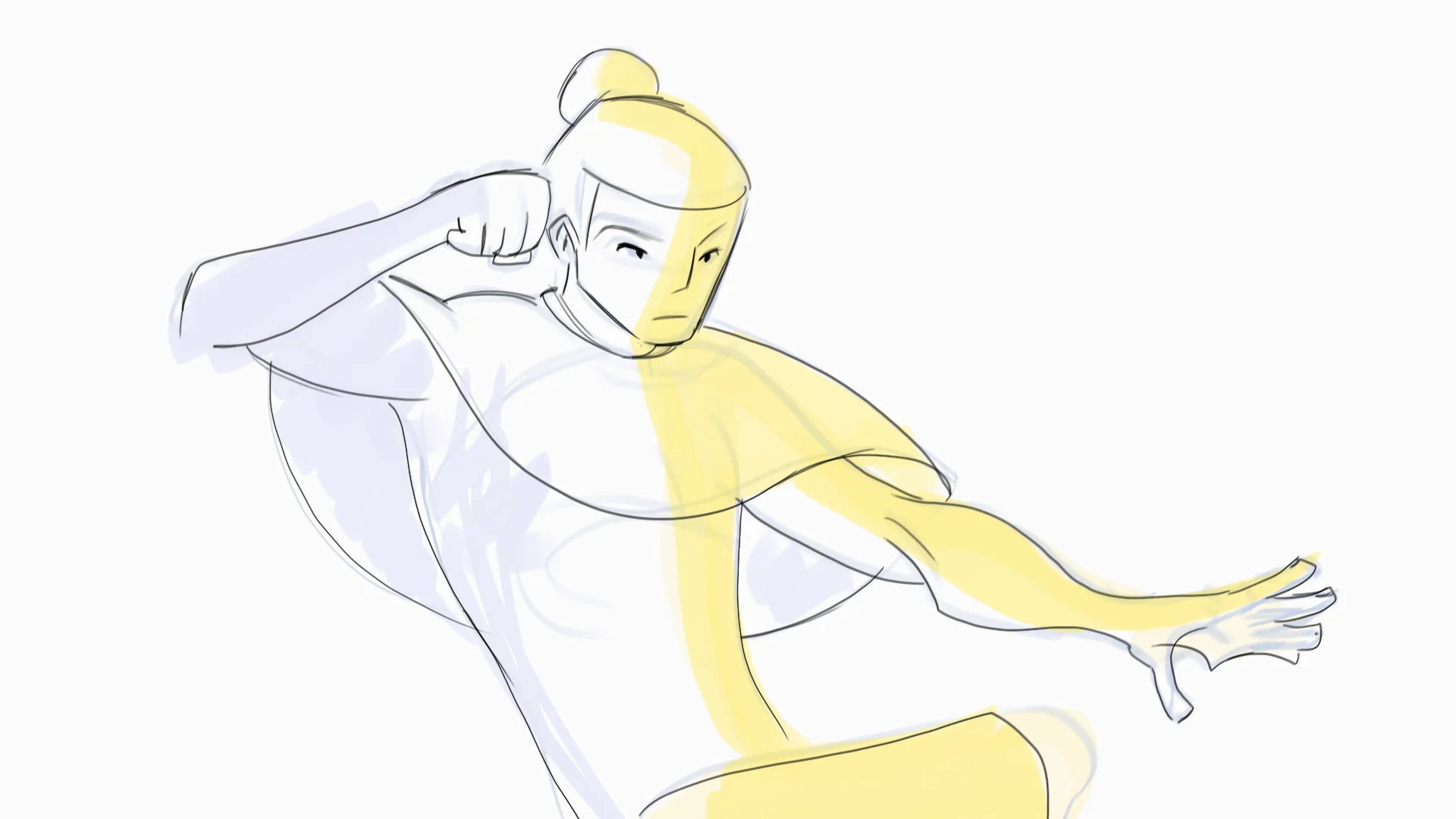 A storyboard image of the OnePlus Nord CE3 5G AI Animation production we made for OnePlus.