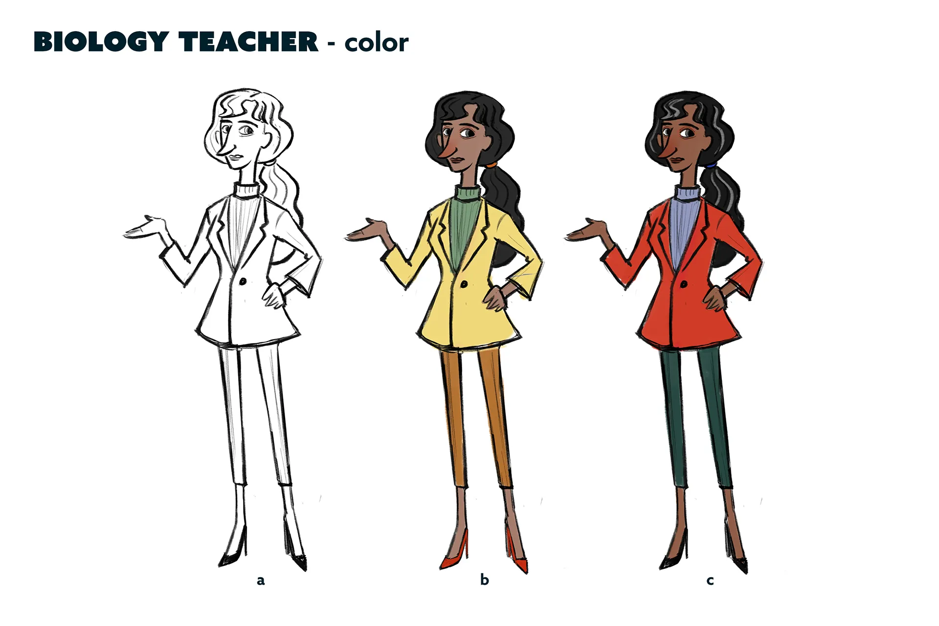 Character design material for the animated feature Ro. The case study is about character design for feature animation.