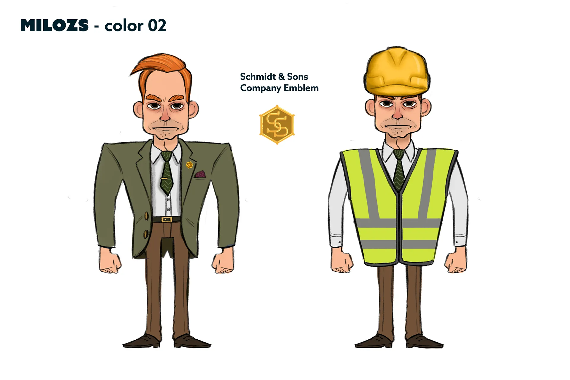 Character design material for the animated feature Ro.