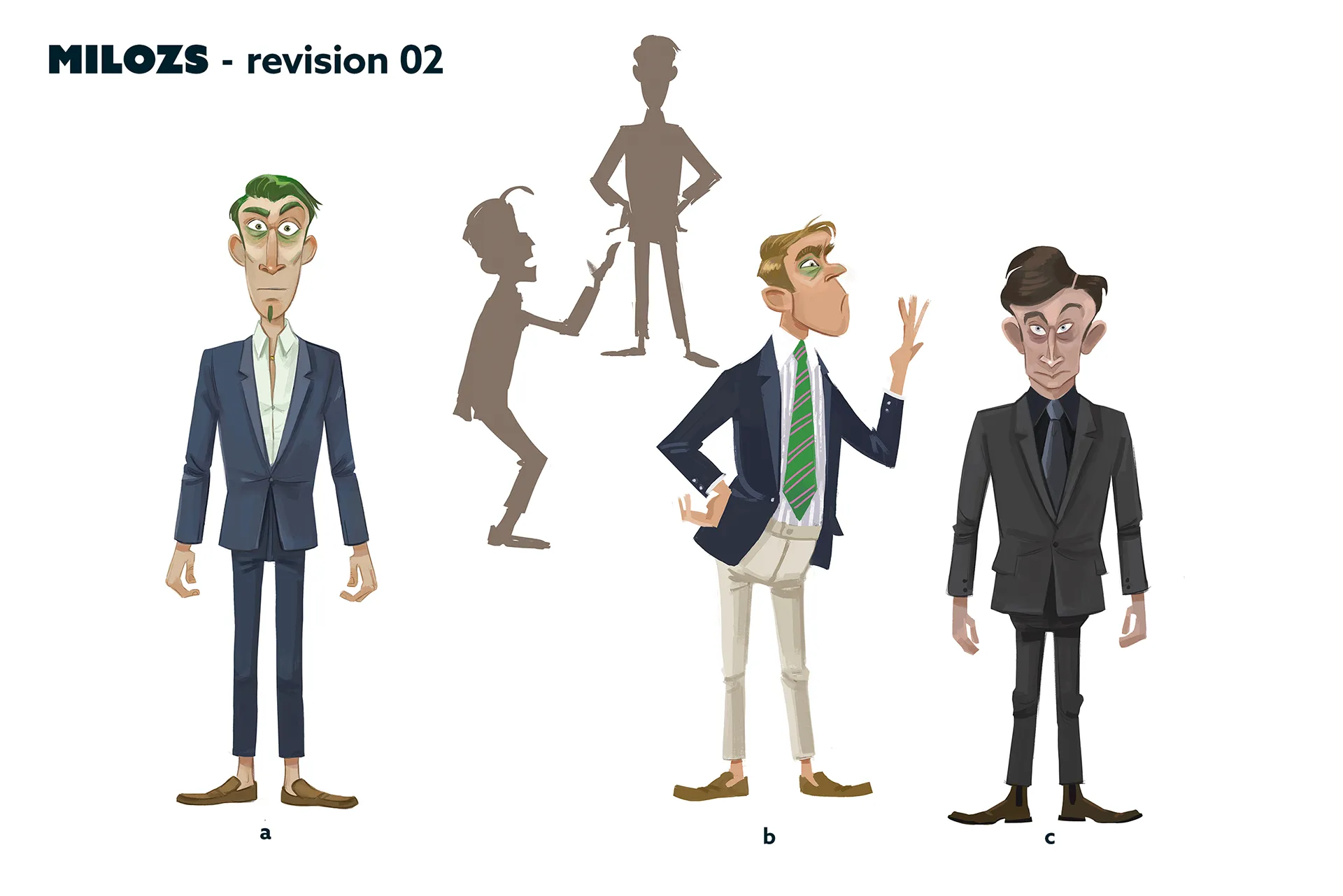 Character design material for the animated feature Ro.