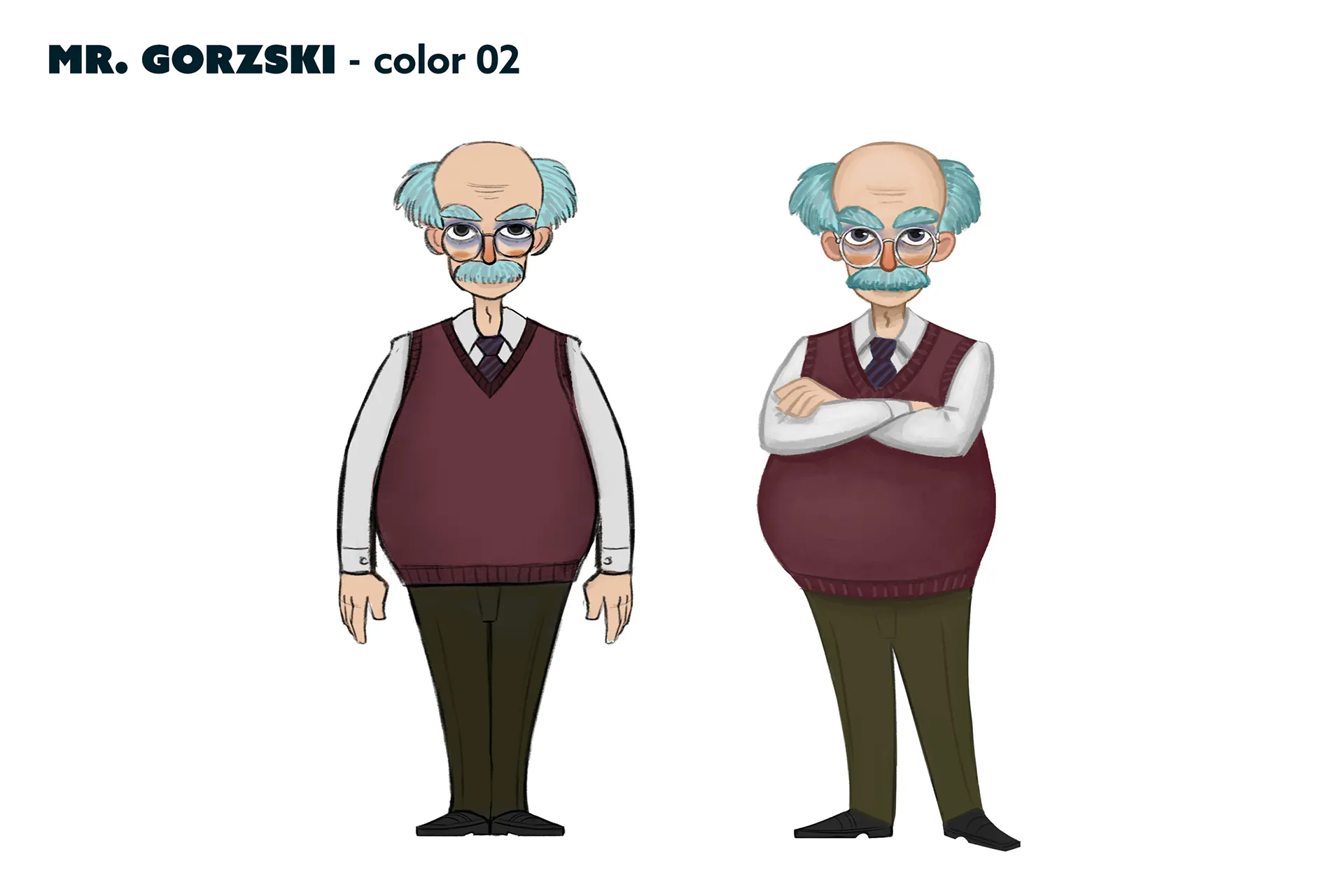 Character design process material for the case study: character design for feature animation - Ro.