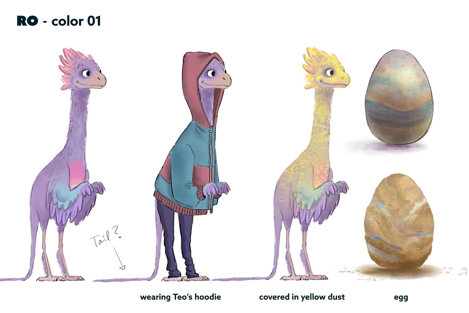 Character design material for the animated feature Ro. The case study is about character design for feature animation.