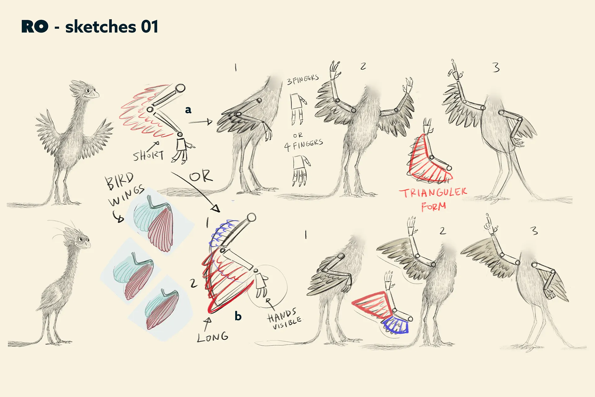 Character design material for the animated feature Ro. The case study is about character design for feature animation.