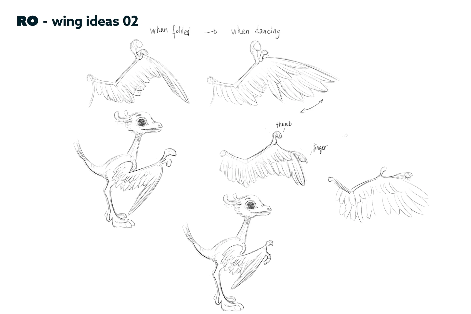 Character design material for the animated feature Ro. The case study is about character design for feature animation.