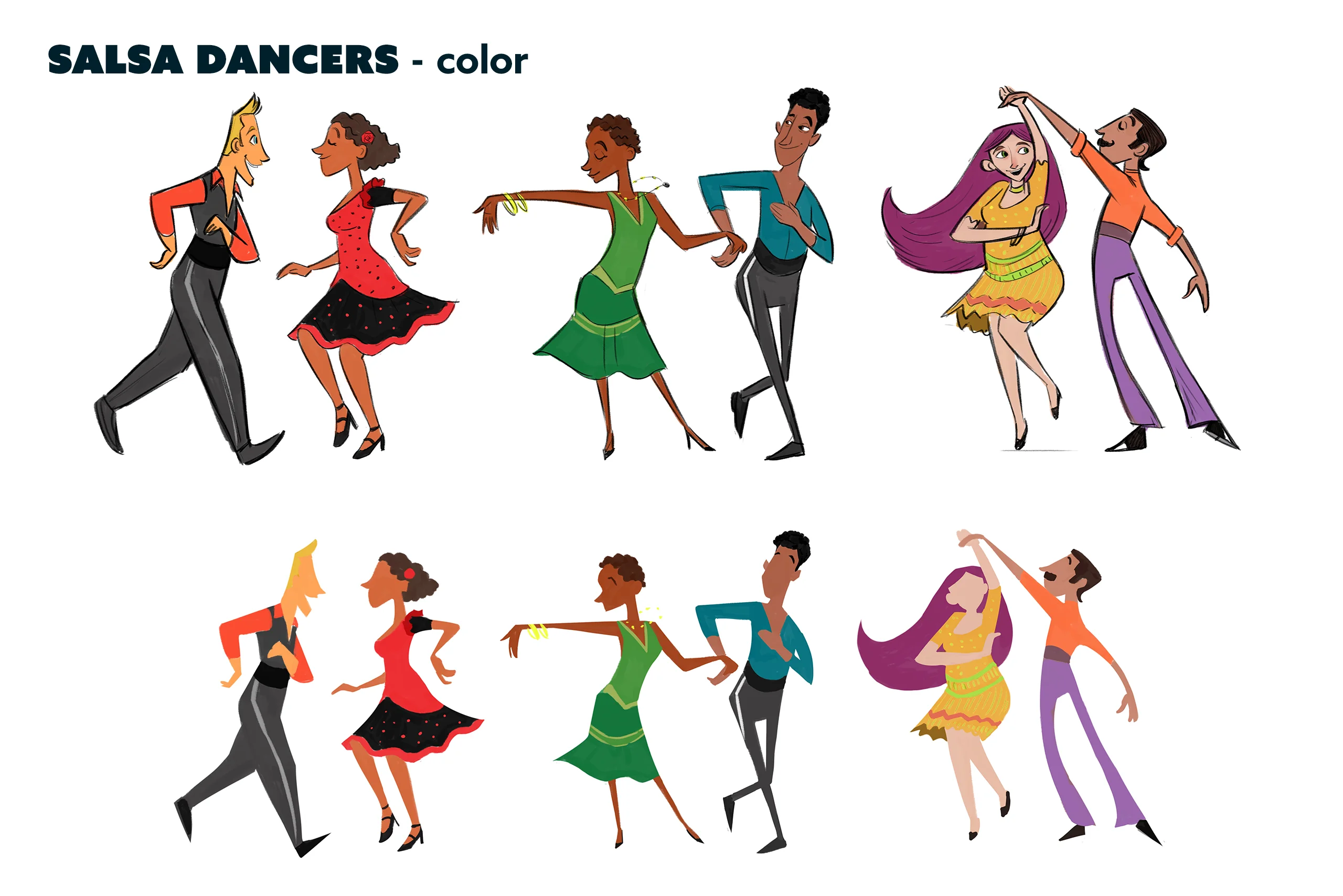 Character design process material for the case study: character design for feature animation - Ro.