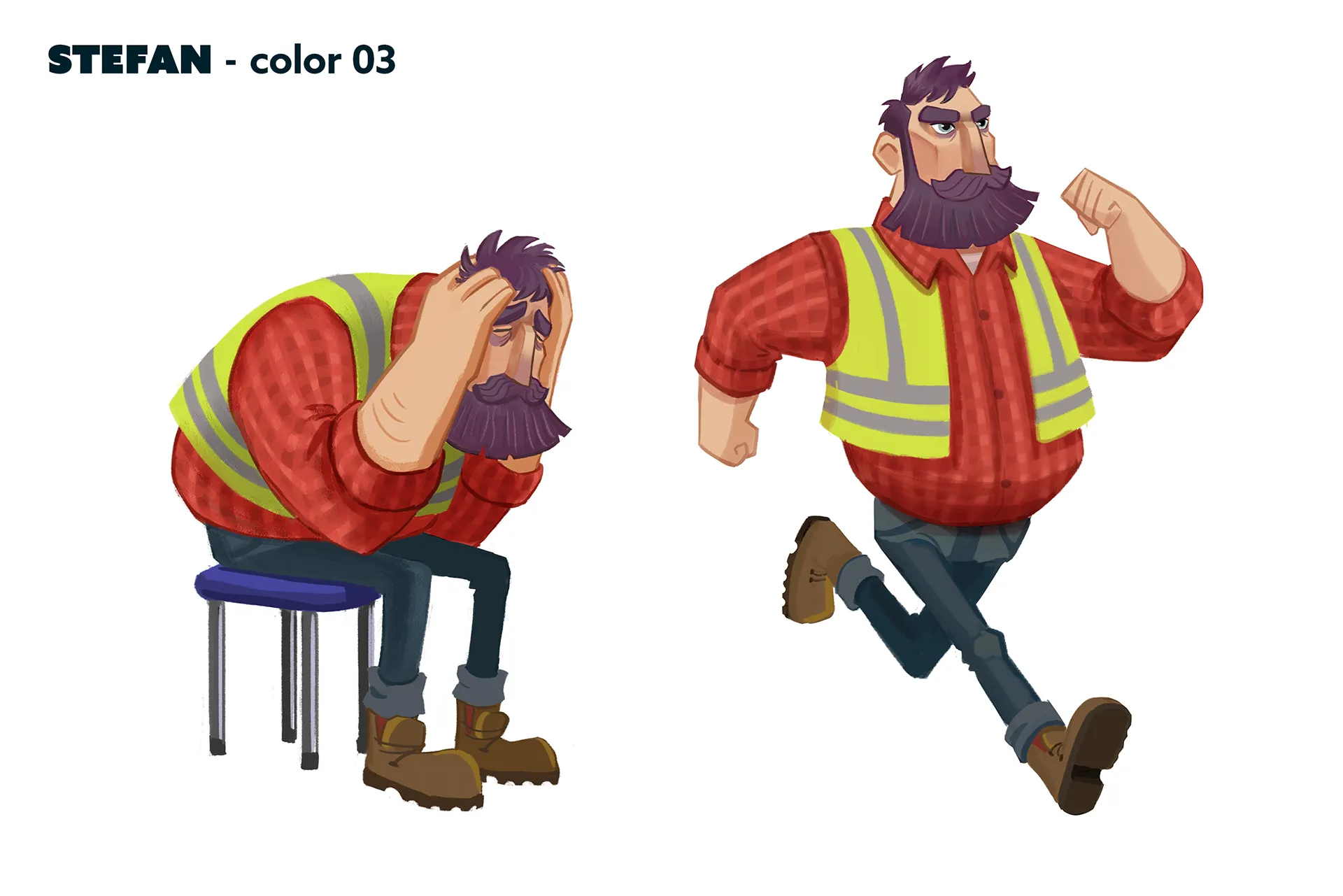 Character design process material for the case study: character design for feature animation - Ro.