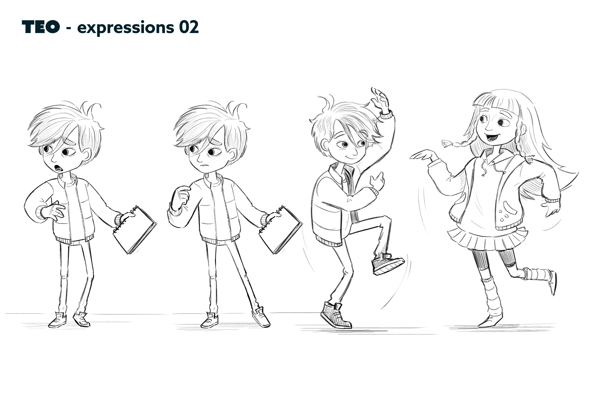 Character design material for the animated feature Ro. The case study is about character design for feature animation.