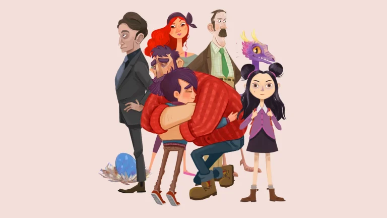 Featured image for the case study of Ro - going through the process of character design for a feature animation.