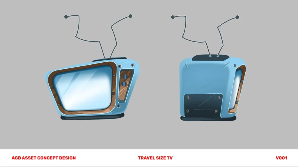 Background and prop design image the animated YouTube series for Rovio called Angry Birds Slingshot Stories.