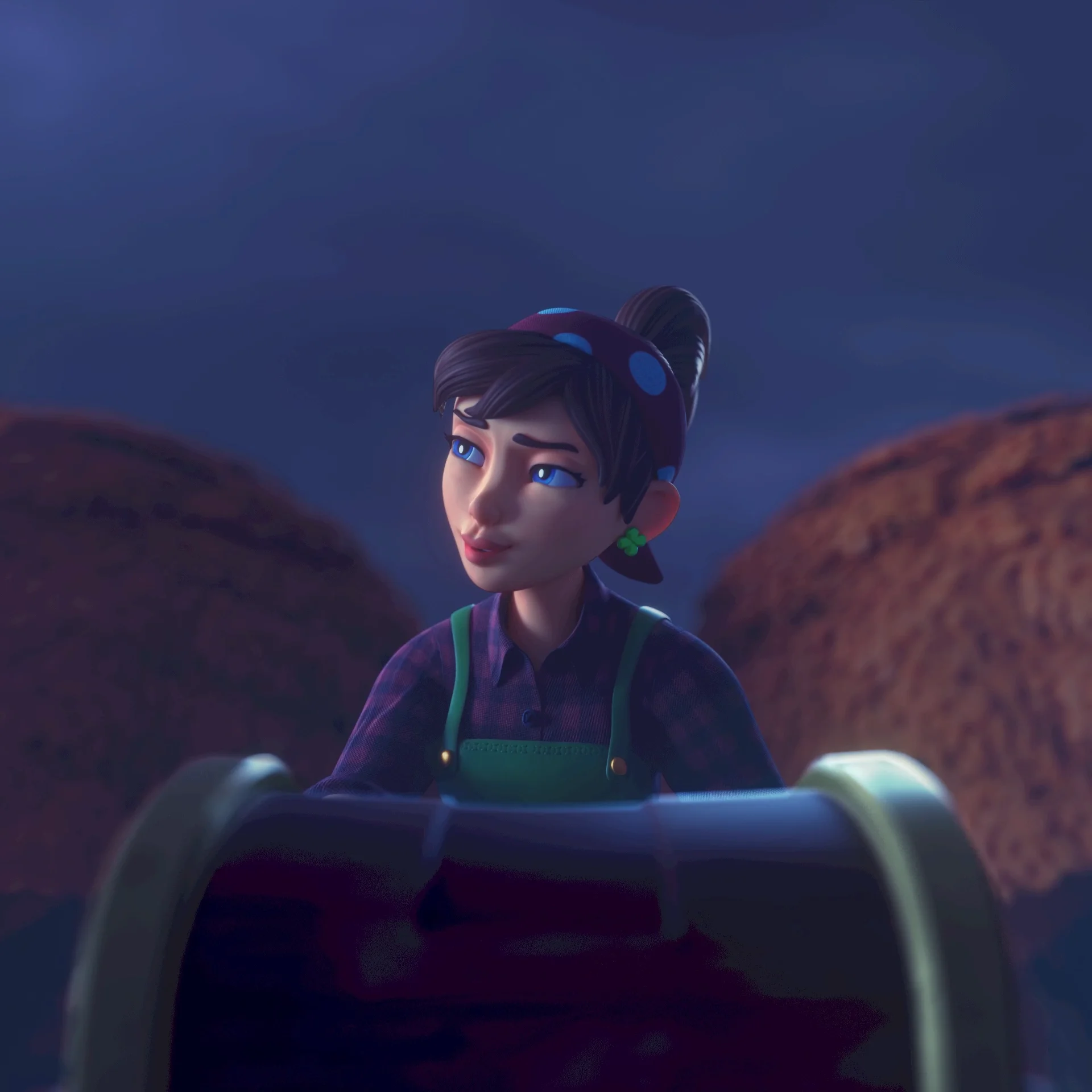 A still image from the animation for Merge Gardens.