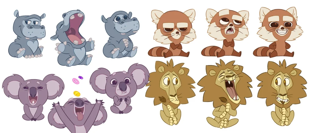 A character sheet from the Veikkaus Delicazoo production.