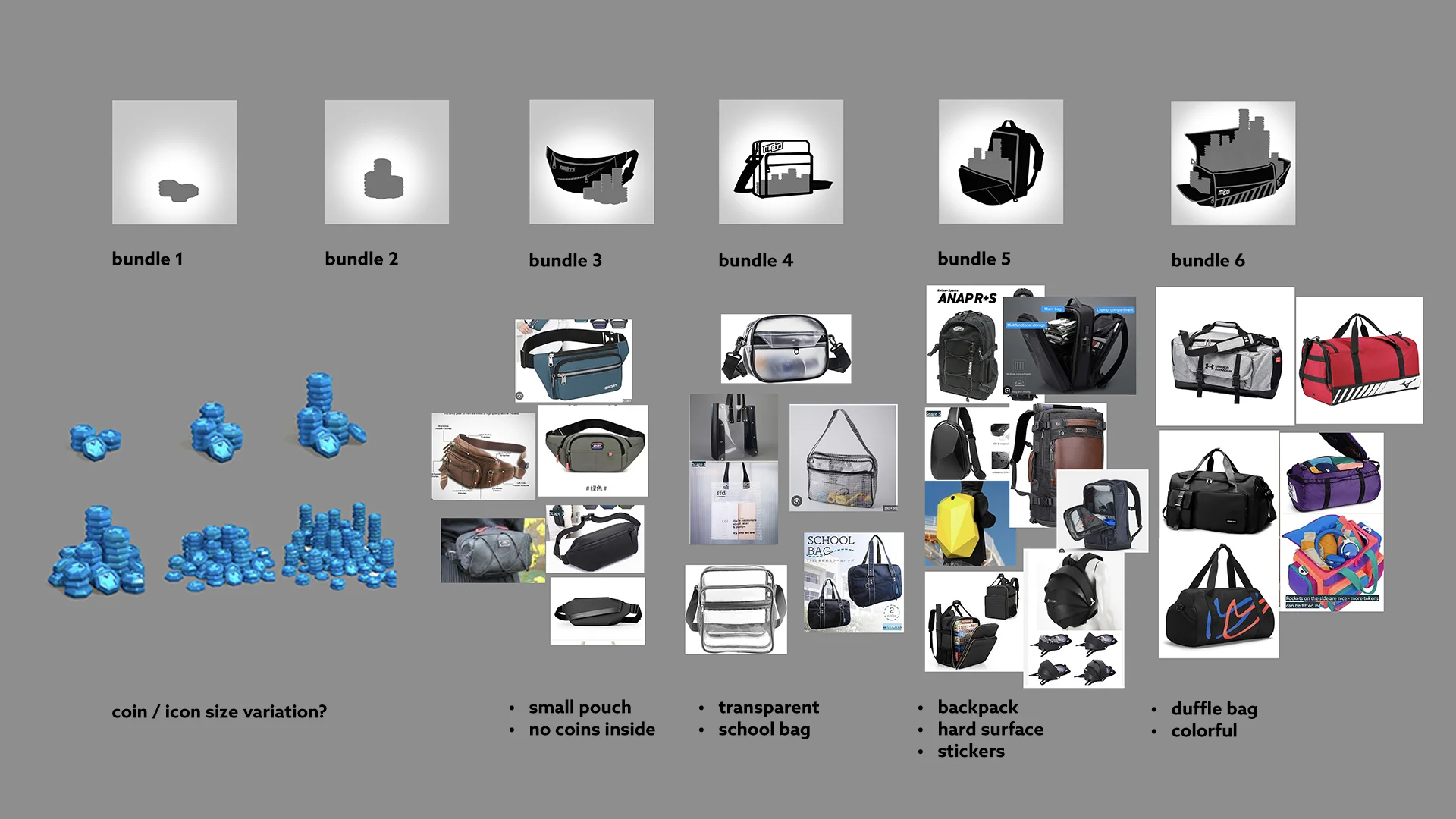 A content image from the Brink Helsinki case study for Supercell's mo.co game 3D rendered assets. This image shows the process of initial reference gathering.