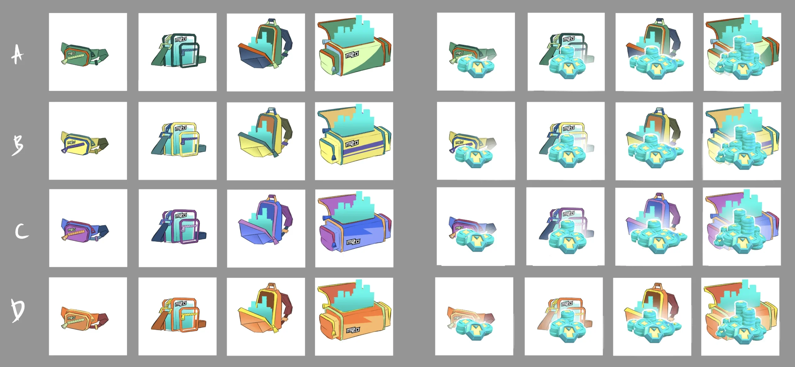 A color concept image from the Brink Helsinki case study for Supercell's mo.co game asset production.