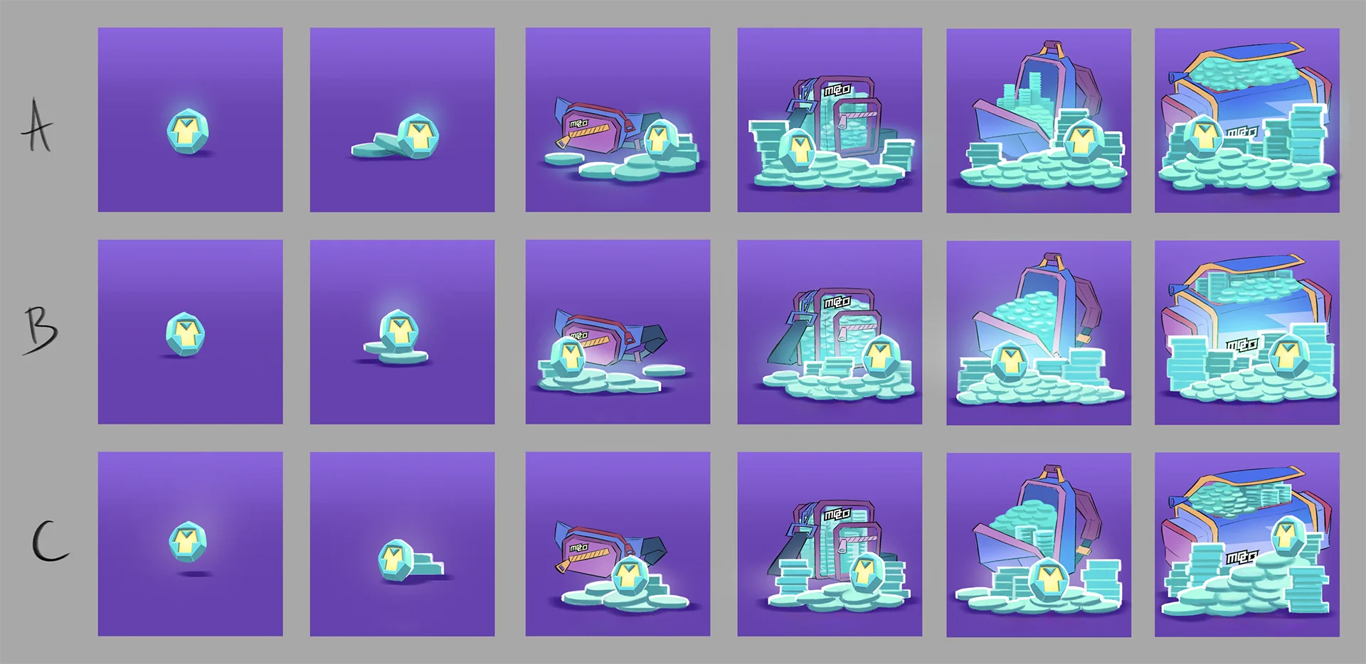 A color concept image from the Brink Helsinki case study for Supercell's mo.co game asset production.