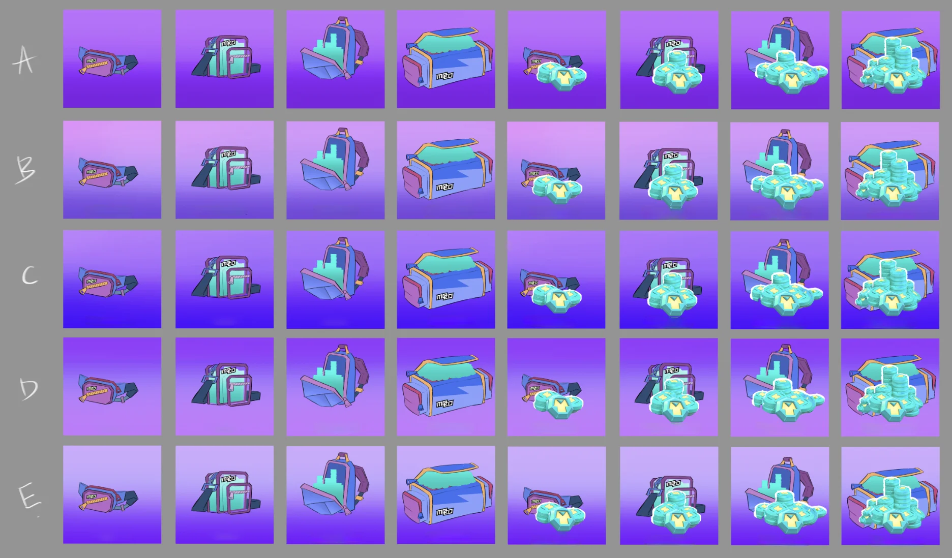 A color concept image from the Brink Helsinki case study for Supercell's mo.co game asset production.