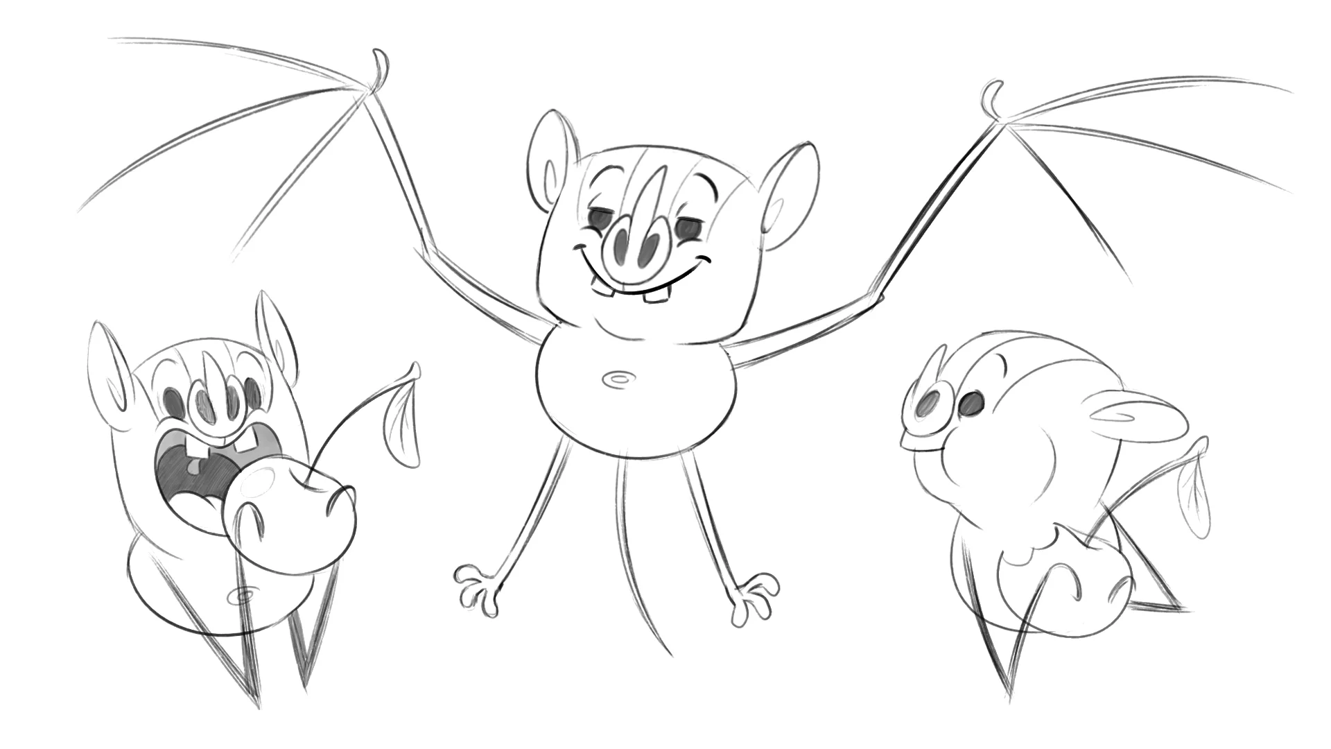 Character design image from the Brink Helsinki case study: Veikkaus Yökyöpelit, featuring frame-by-frame animation magic.