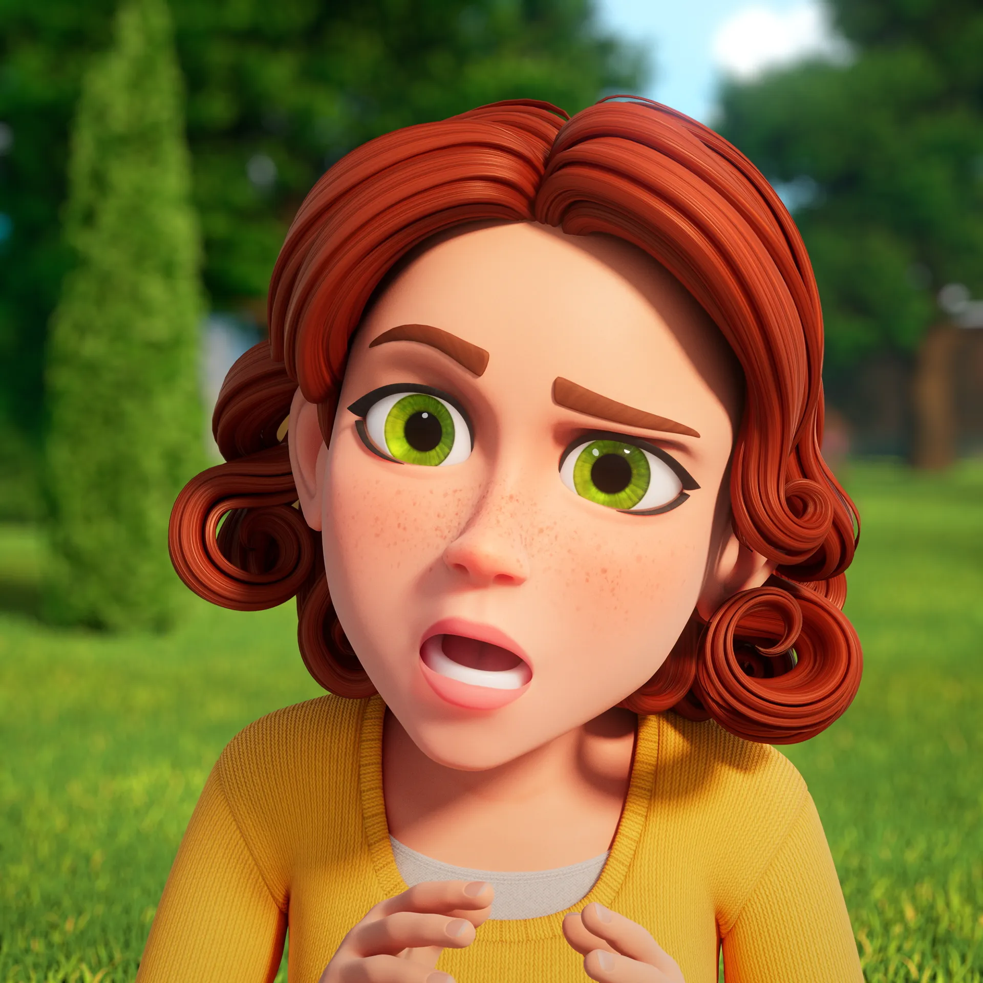 Screengrab from the final animation for Metacore's Merge Mansion Raccoon Riddle animation.