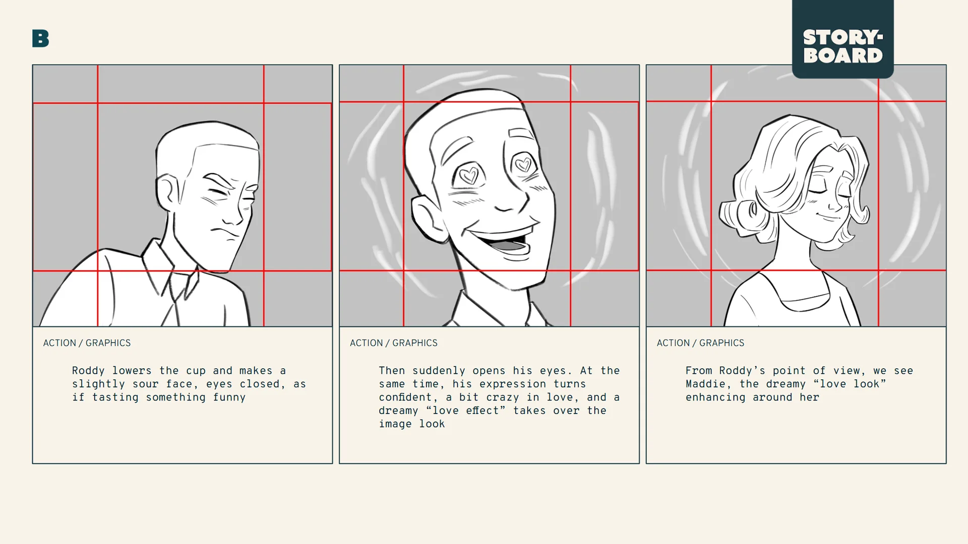 Storyboard image for Metacore's Merge Mansion: Hopeberry Juice Spike user acquisition animation.
