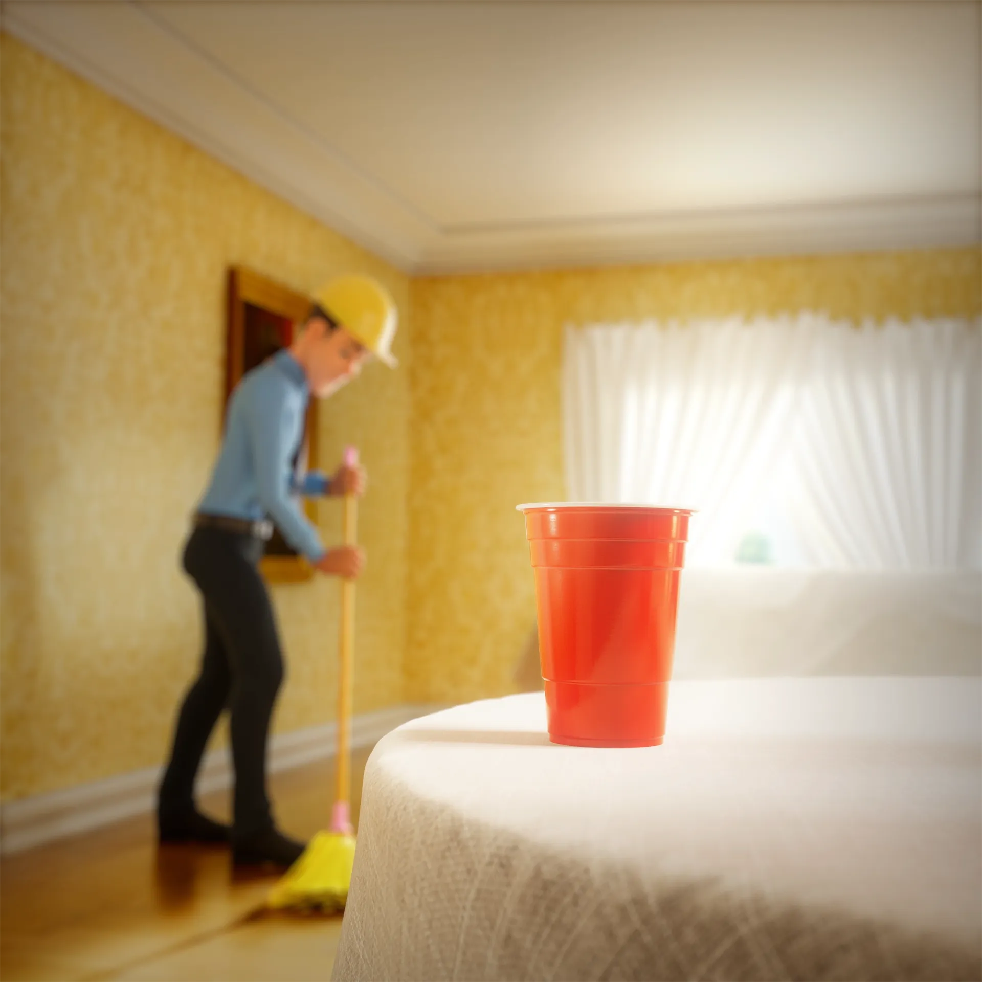 Screengrab from the final animation for Metacore's Merge Mansion Hopeberry Juice Spike 3D animation.