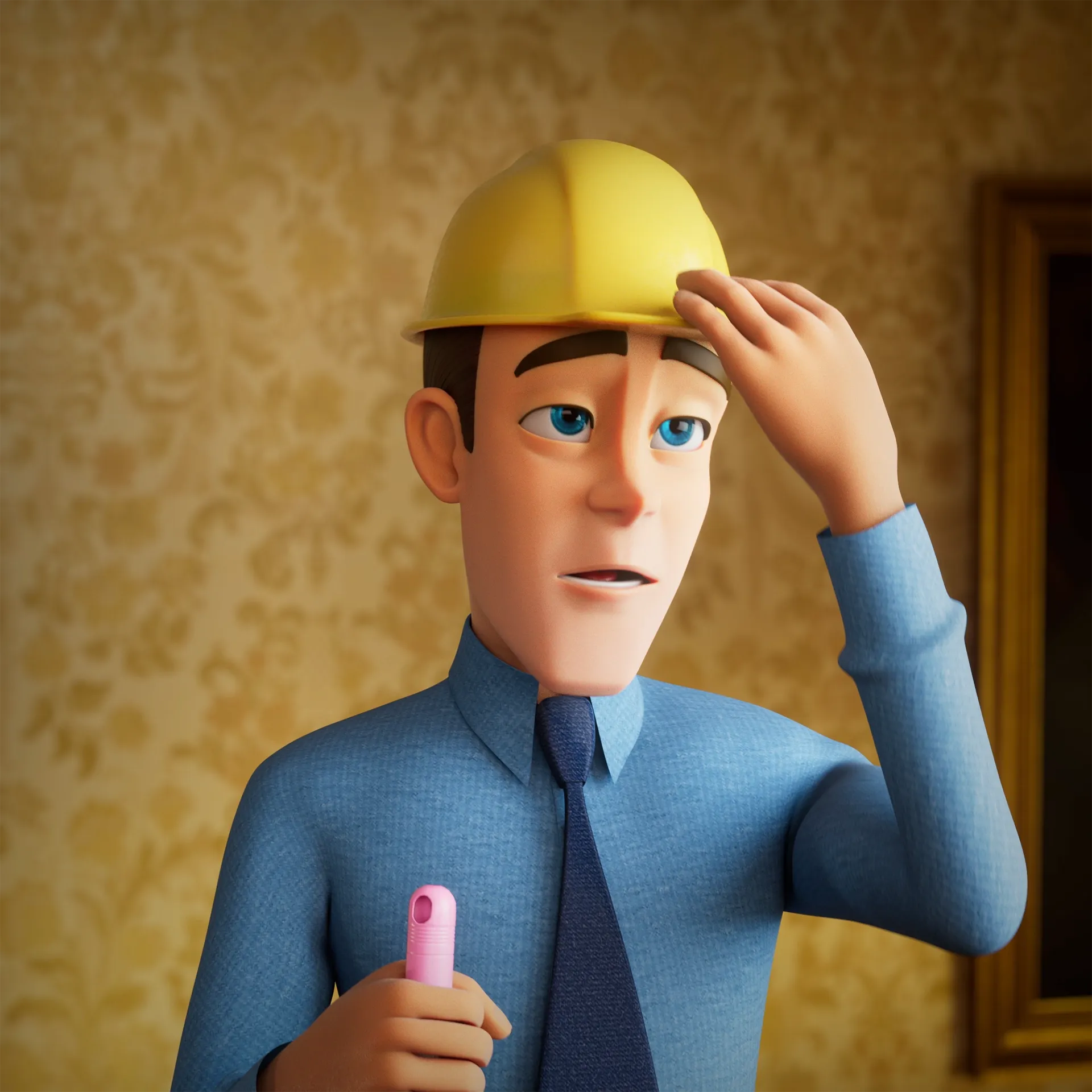 Screengrab from the final animation for Metacore's Merge Mansion Hopeberry Juice Spike 3D animation.