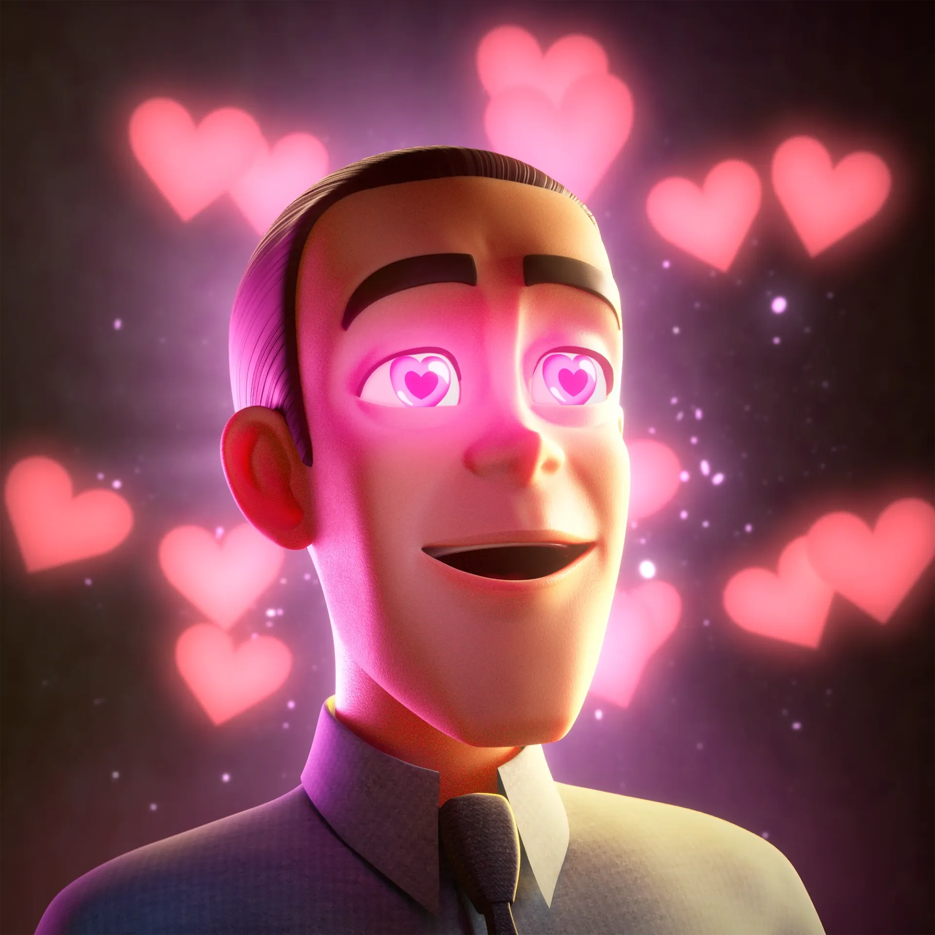 Screengrab from the final animation for Metacore's Merge Mansion Hopeberry Juice Spike 3D animation.