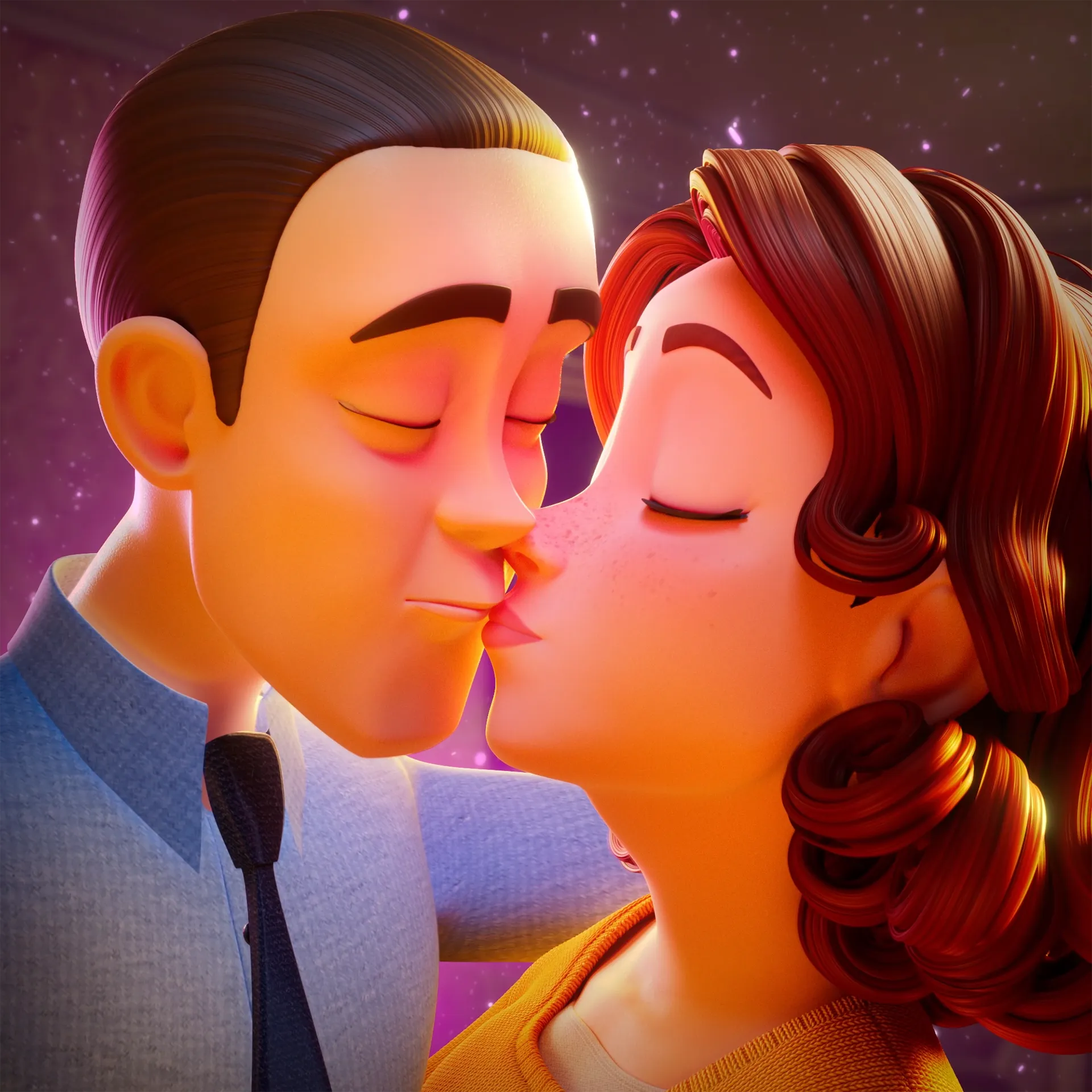 Screengrab from the final animation for Metacore's Merge Mansion Hopeberry Juice Spike 3D animation.