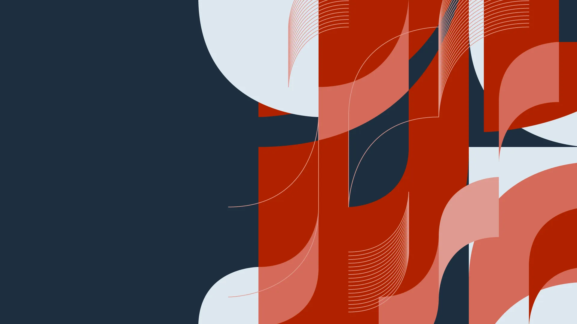 An image of a geometric illustration from the Brink Helsinki case study for Tuxera.