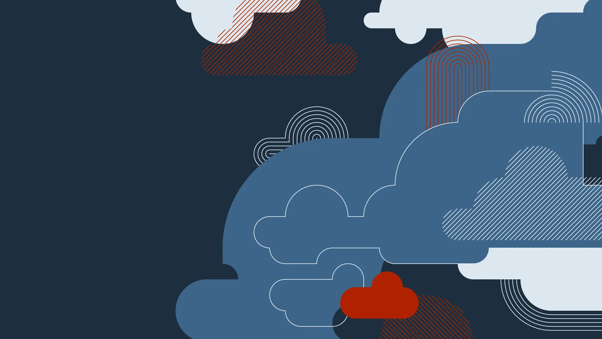 An image of a geometric illustration from the Brink Helsinki case study for Tuxera.