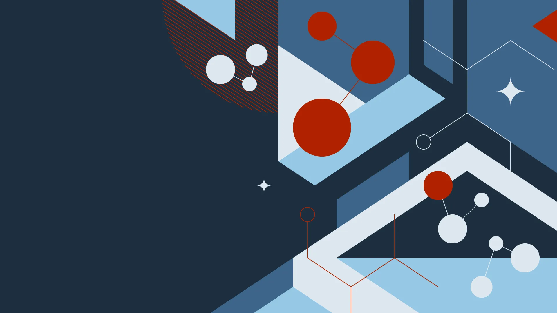 An image of a geometric illustration from the Brink Helsinki case study: Tuxera Brand Asset Graphics