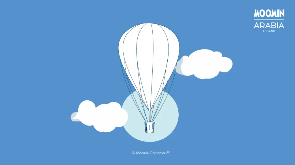 A styleframe from the case study Brink x Moomin Arabia, showcasing a styleframe as a part of a production process when creating consumer product marketing animations.