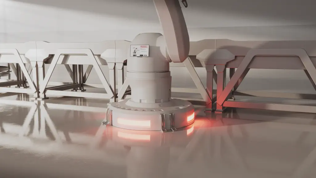 A still image from the Qt Industrial Automation animation, showcased in the case study: Brink x Qt