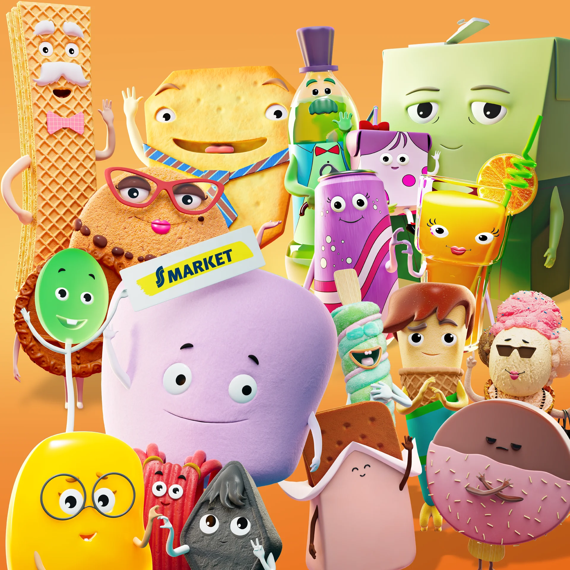 Featured Image for the Brink Helsinki Case Study: Character Animation for Consumer Products, a project made for SOK / S-Market